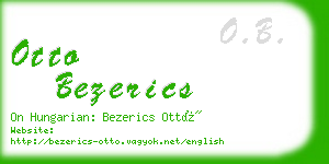 otto bezerics business card